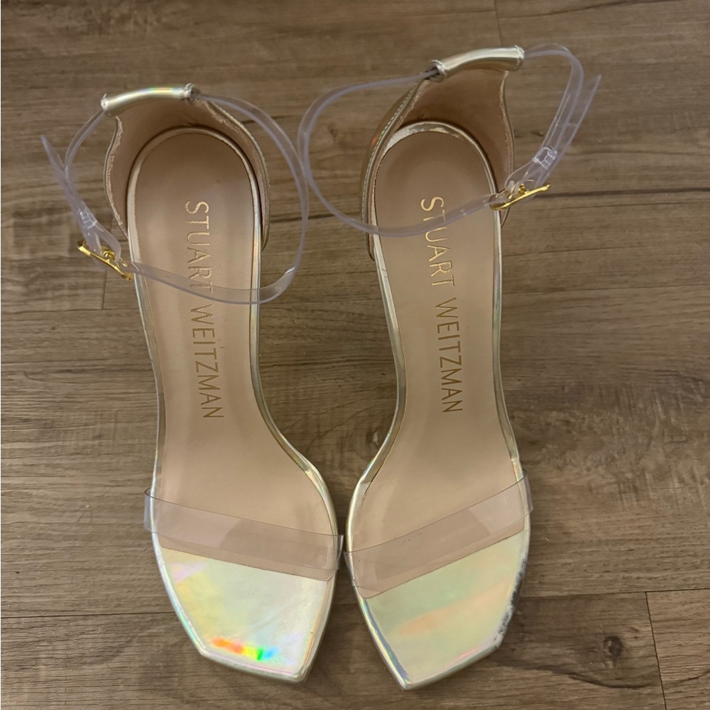 Stuart Weitzman Women's Gold Heels